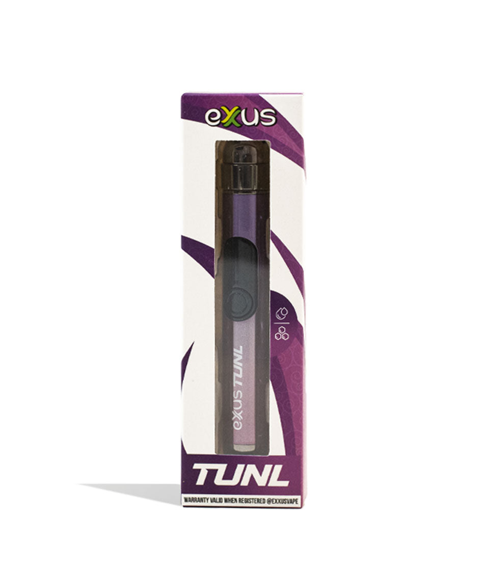 Nebula Exxus Vape TUNL 510 Thread Battery Packaging Front View on White Background