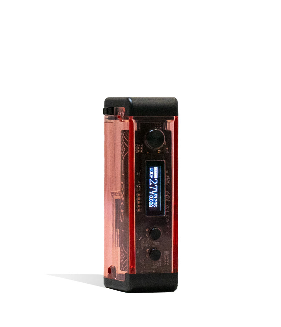 Red Exxus Vape Adapt 510 Thread Battery Front View on White Background