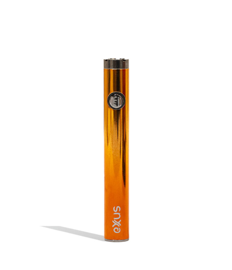 Sunset Exxus Vape Plus VV 2.0 510 Thread Battery Front View on White Background