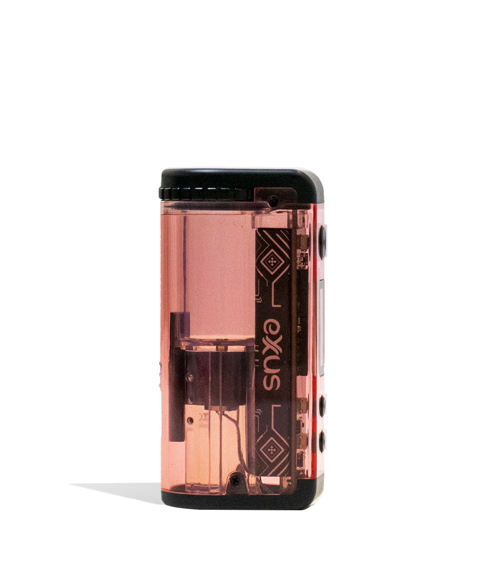 Red Exxus Vape Adapt 510 Thread Battery Side View on White Background