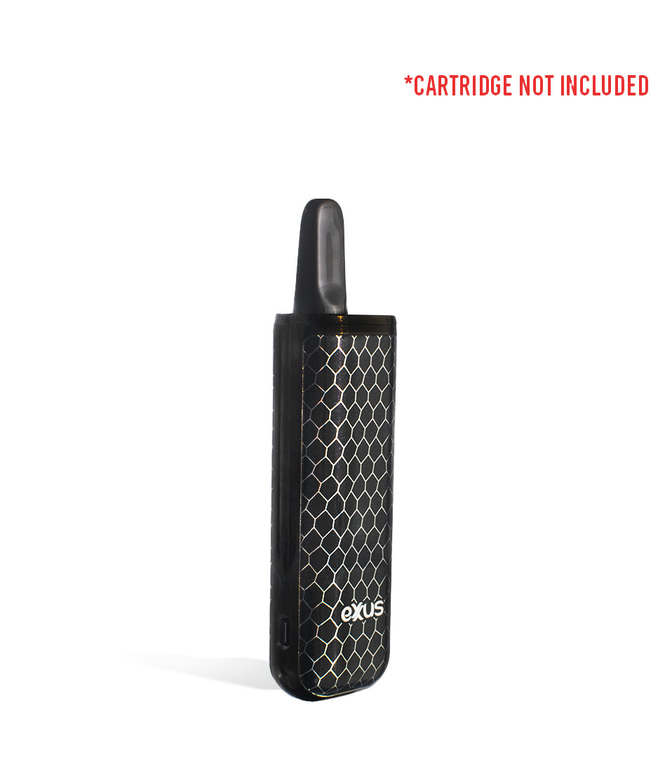 Black Cobra side view Exxus Vape MiNovo 510 Thread Battery on white background