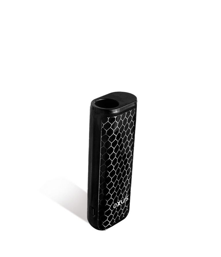 Black Cobra above view Exxus Vape MiNovo 510 Thread Battery on white background