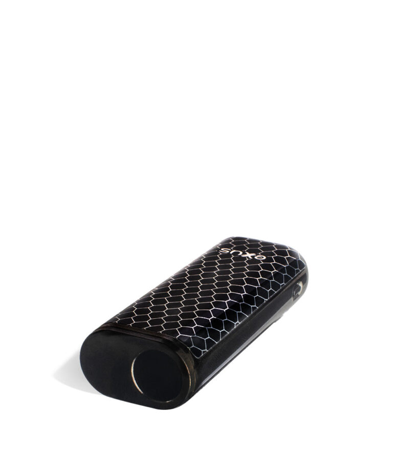 Black Cobra top view Exxus Vape MiNovo 510 Thread Battery on white background