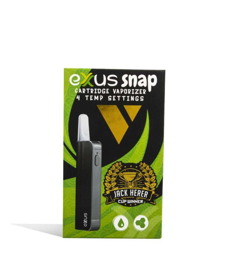 Black Packaging Exxus Vape Snap VV 510 Thread Battery on white background