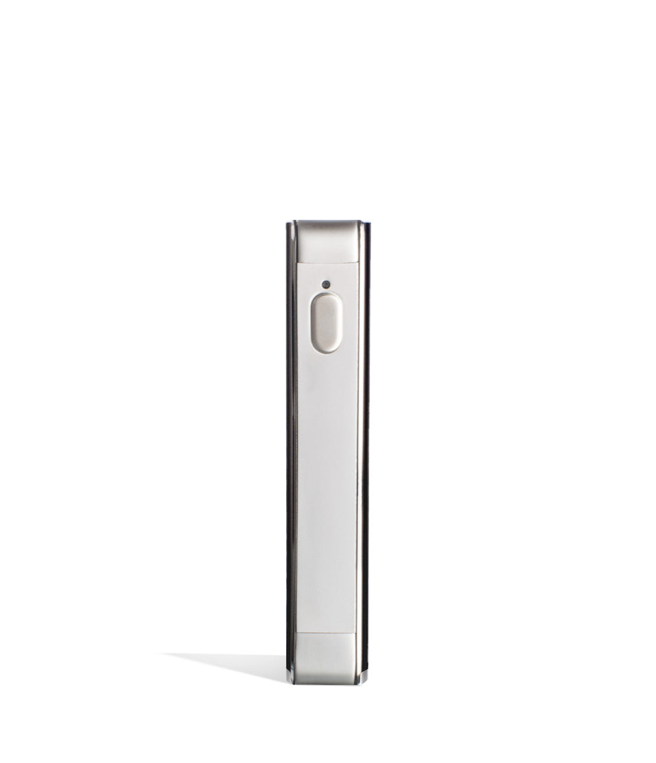 Black face view Exxus Vape Snap VV 510 Thread Battery on white background