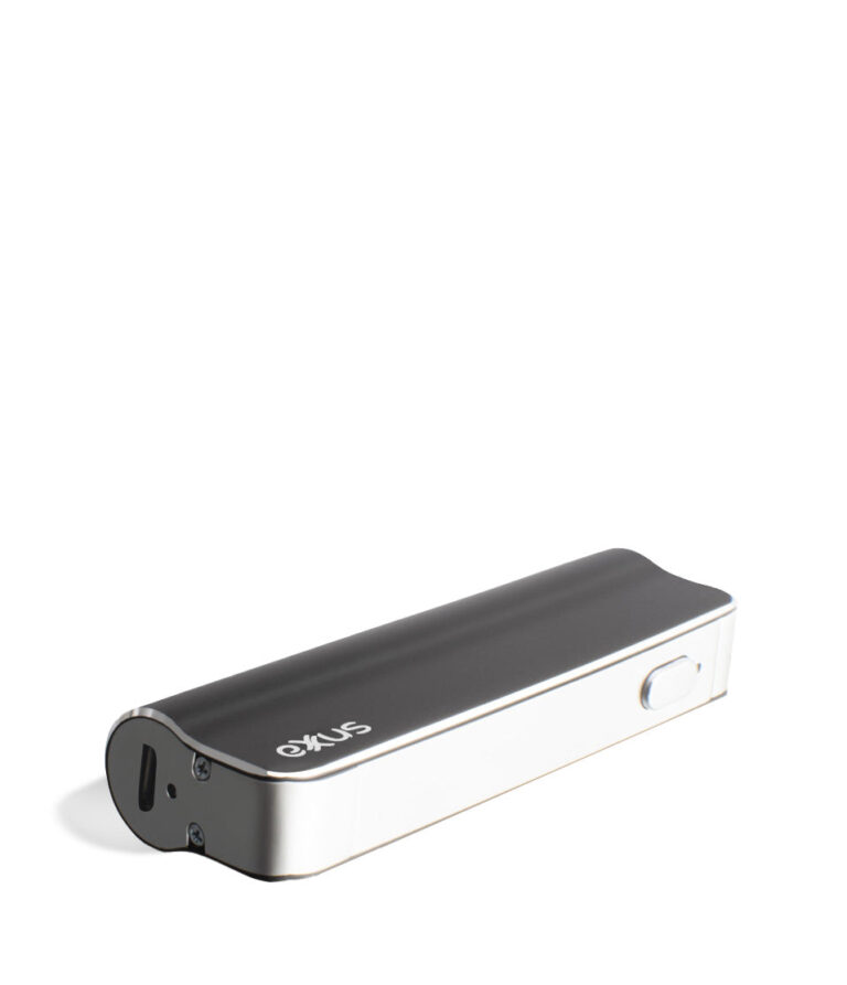 Black bottom view Exxus Vape Snap VV 510 Thread Battery on white background