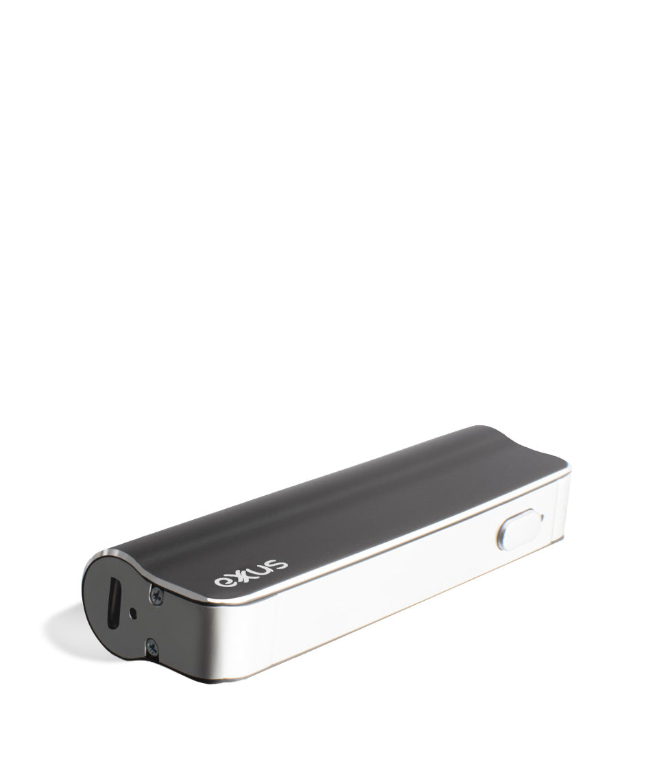 Black bottom view Exxus Vape Snap VV 510 Thread Battery on white background