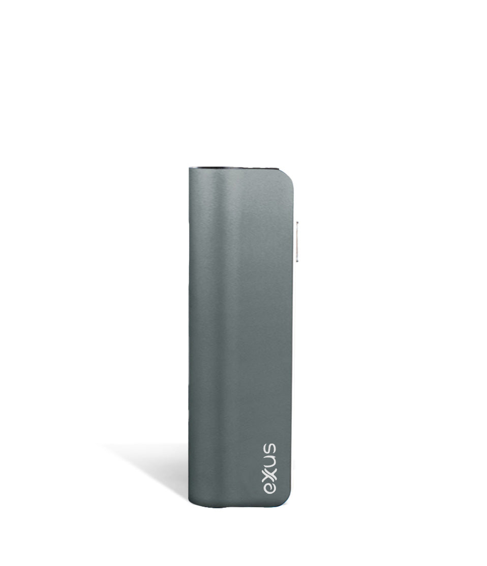 Gunmetal front view Exxus Vape Snap VV 510 Thread Battery on white background