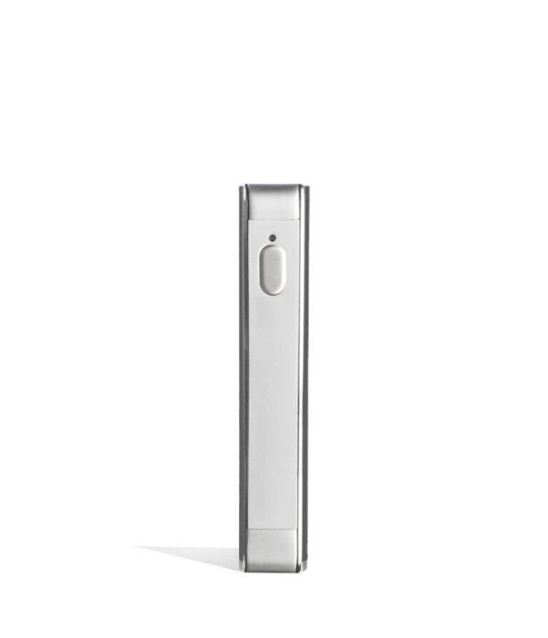 Gunmetal face view Exxus Vape Snap VV 510 Thread Battery on white background