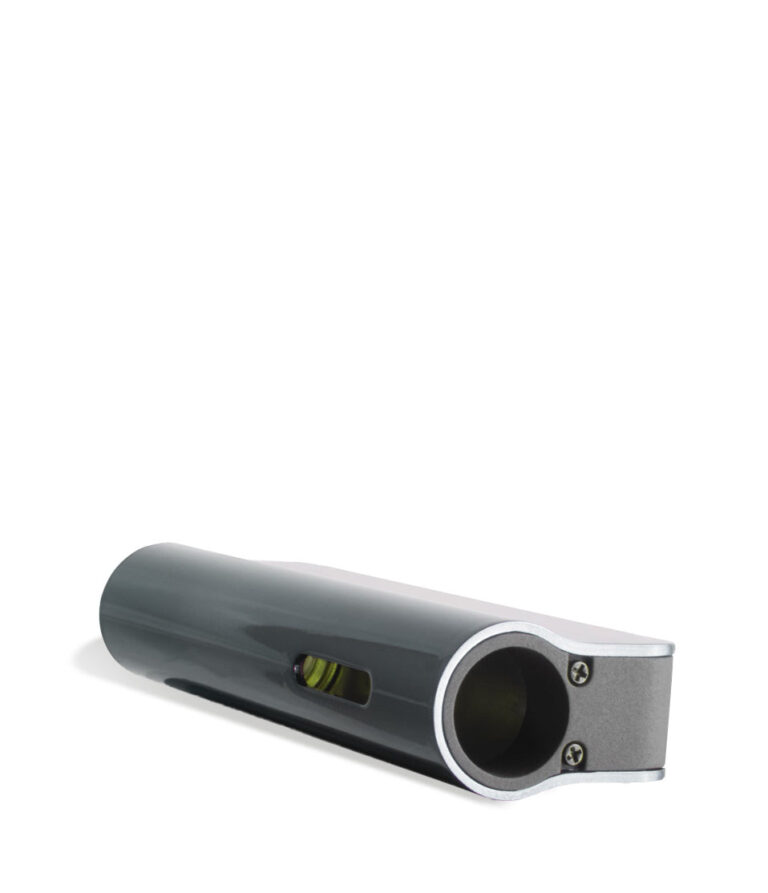 Gunmetal top view Exxus Vape Snap VV 510 Thread Battery on white background