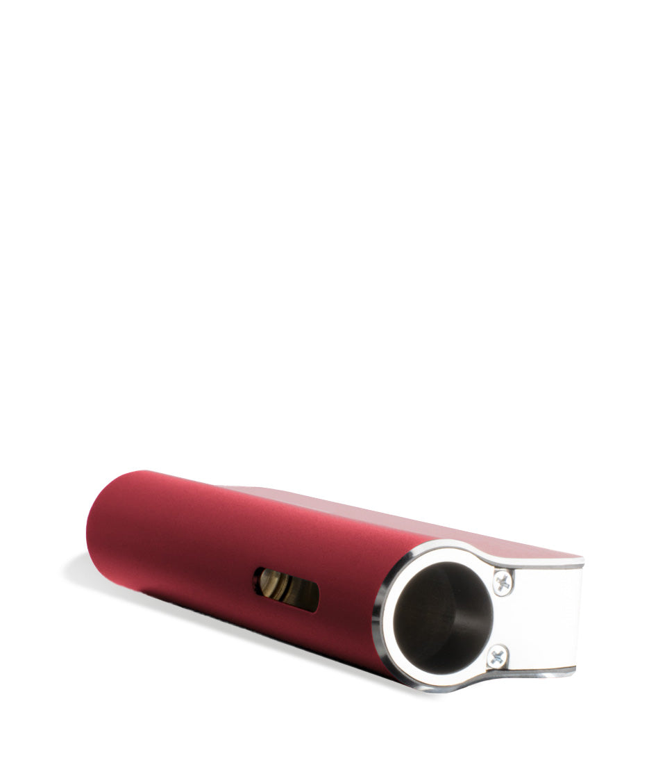Red top view Exxus Vape Snap VV 510 Thread Battery on white background