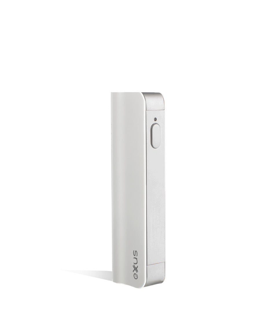 White Exxus Vape Snap VV 510 Thread Battery on white background