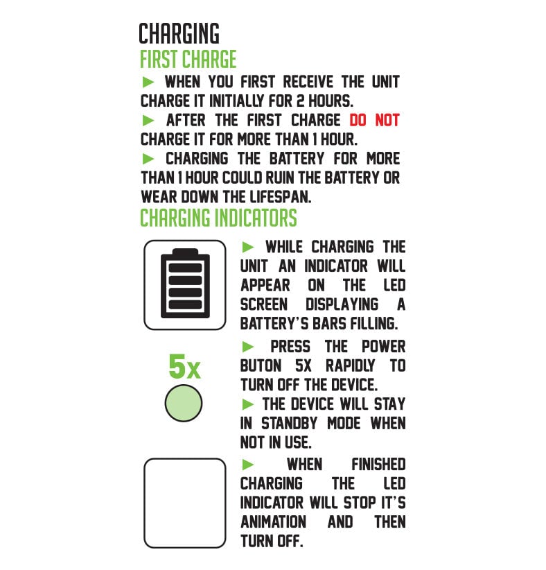 Charging an Exxus Mini Plus
