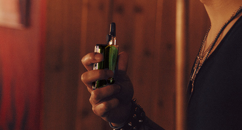 Man holding full color Exxus Push