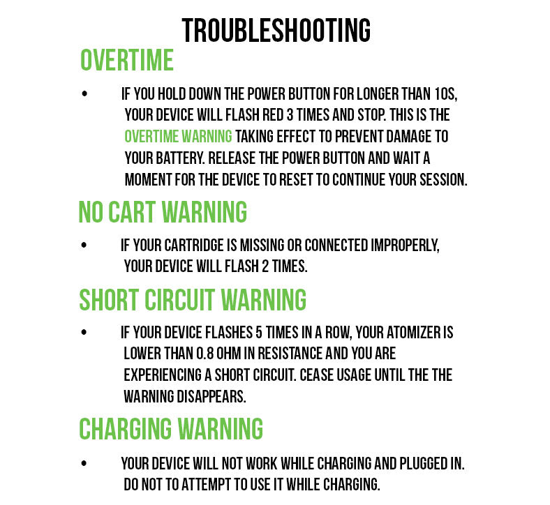 Troubleshooting the Exxus Snap DLX