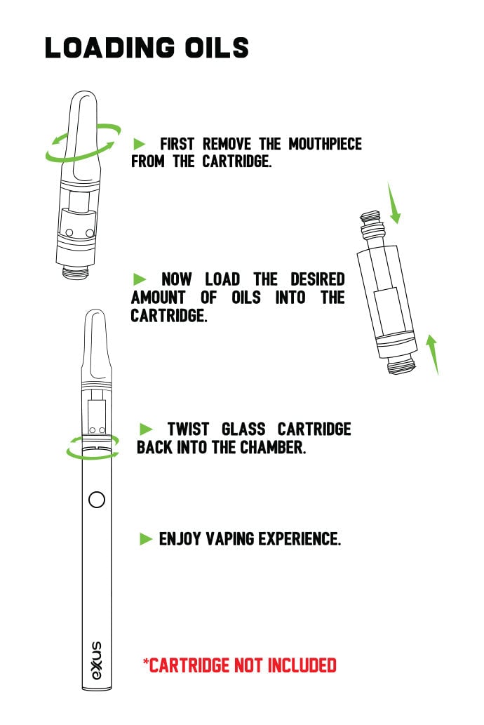 Loading cartridge for the Exxus Twistr 2.0 on white background